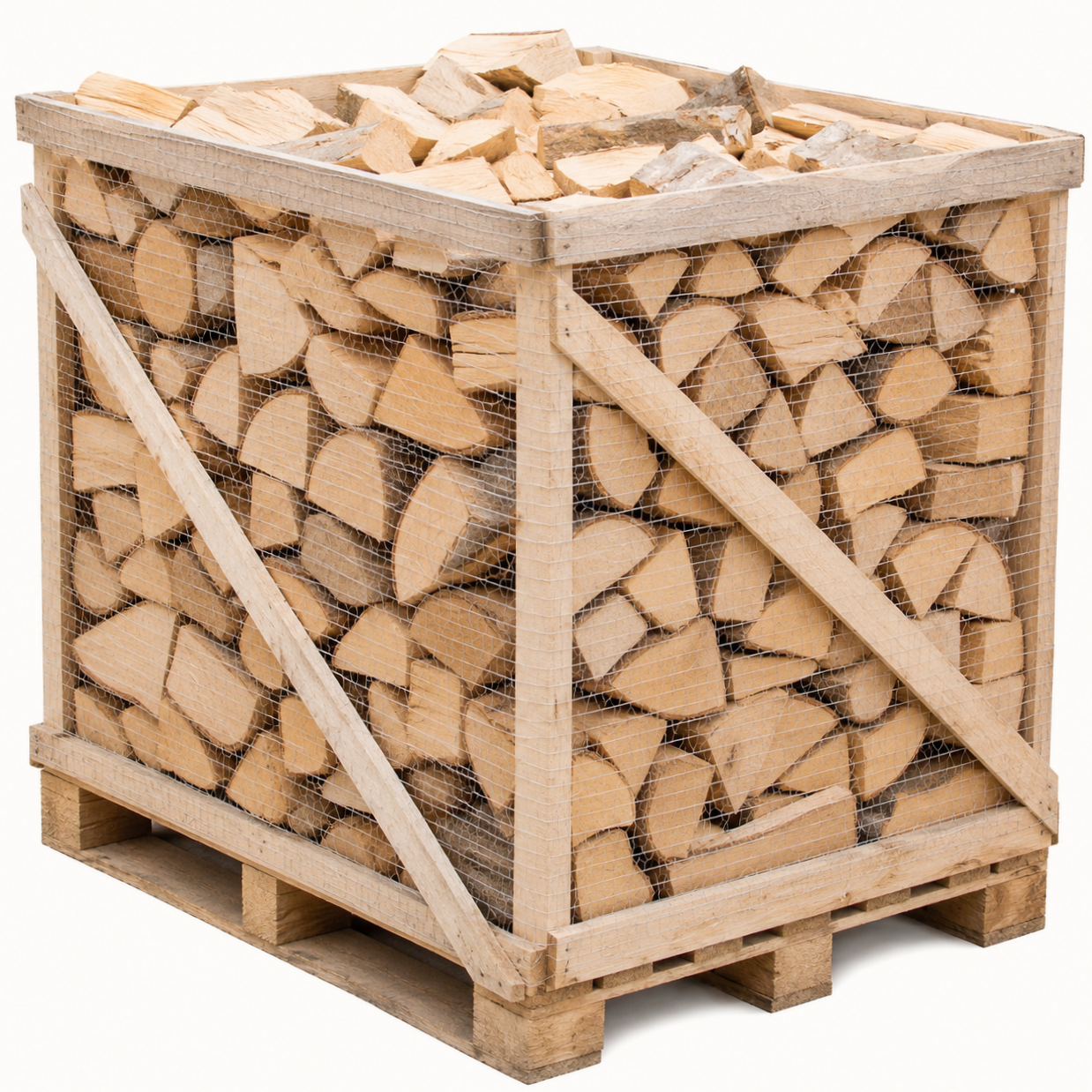 1,8 RM Buchenbrennholz 25 cm – Trocken & Ofenfertig | Hoher Heizwert