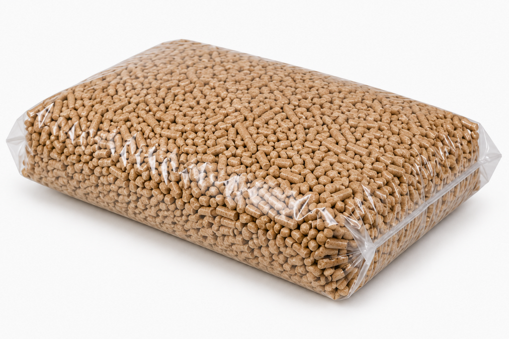 Holzpellets DINplus – 975 kg Palette | 65 × 15 kg | Zertifizierte Qualität