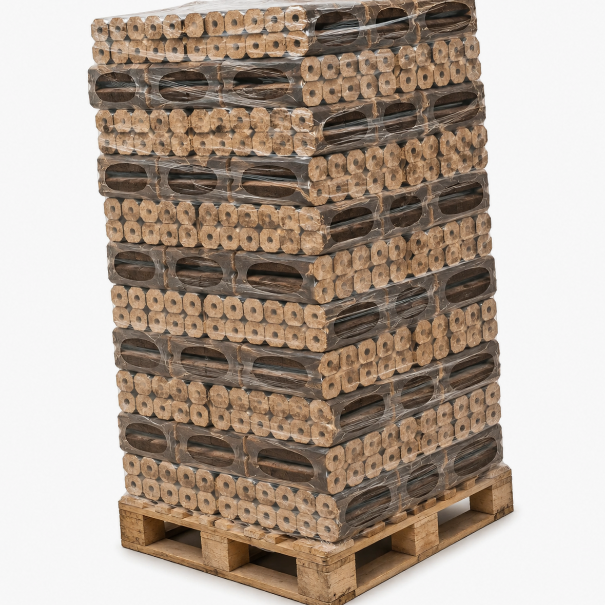 Premium Holzbriketts – 480 kg | Hohe Energiedichte & Lange Brenndauer