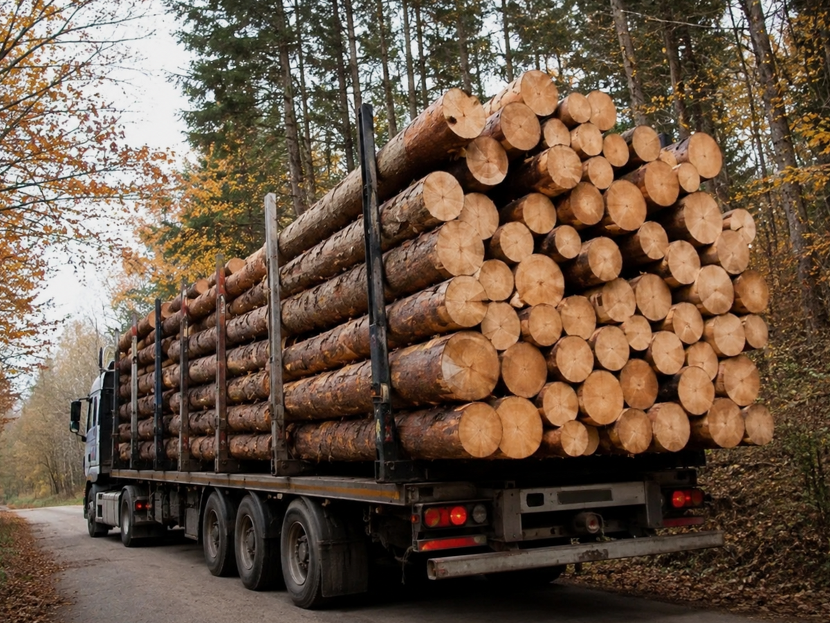Buchenstämme – 50 m³ LKW-Ladung | Hochwertiges Buchenholz