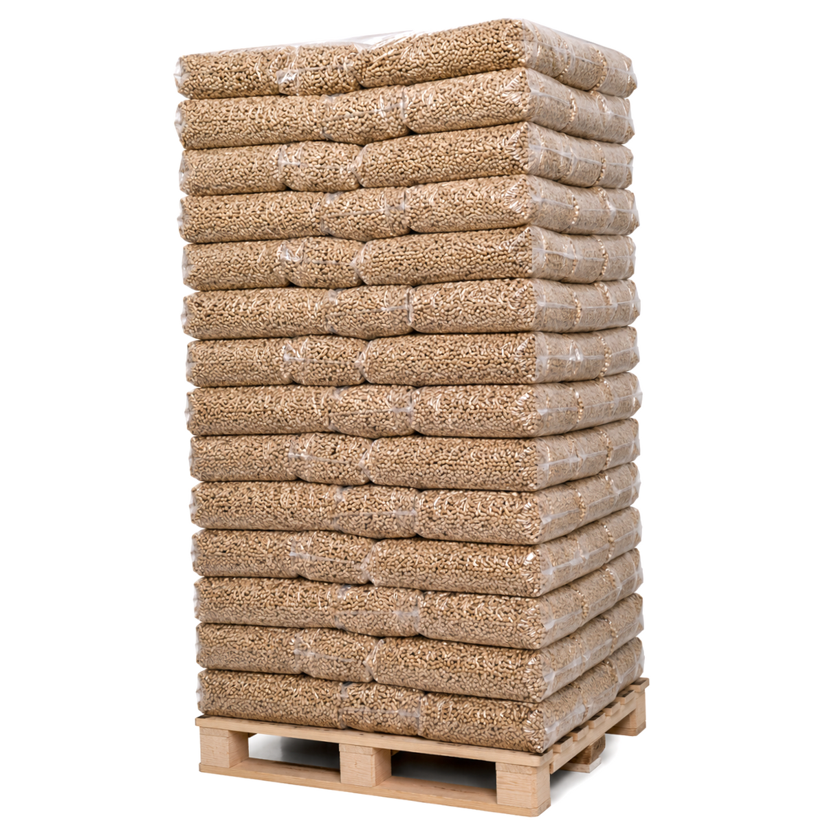 Holzpellets ENplus A1 – 990 kg Palette | 66 × 15 kg | 4,8 kWh/kg